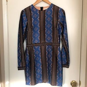 Endless Rose, size S mini dress with long sleeves.